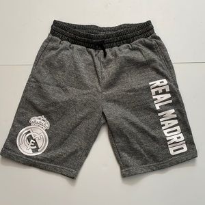 Real Madrid grey heather shorts size S